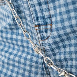 Blue Banana Spikes Chain (Silver)