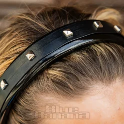 Blue Banana Square Cone Headband (Black)