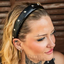 Blue Banana Square Cone Headband (Black)