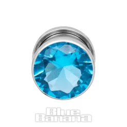 Blue Banana Steel Gem Plug (Aqua)