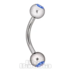 Blue Banana Steel 1.2mm Curved Barbell (Capri Ball)