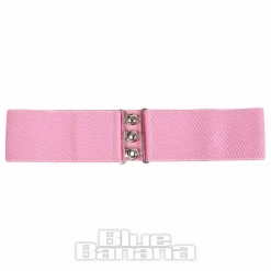 Blue Banana Stretch 3 Clasp 3" Belt (Pink)