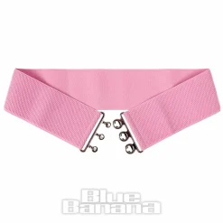 Blue Banana Stretch 3 Clasp 3" Belt (Pink)
