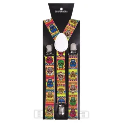 Blue Banana Sugar Skulls Braces (Multicoloured)