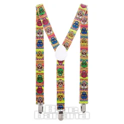 Blue Banana Sugar Skulls Braces (Multicoloured)