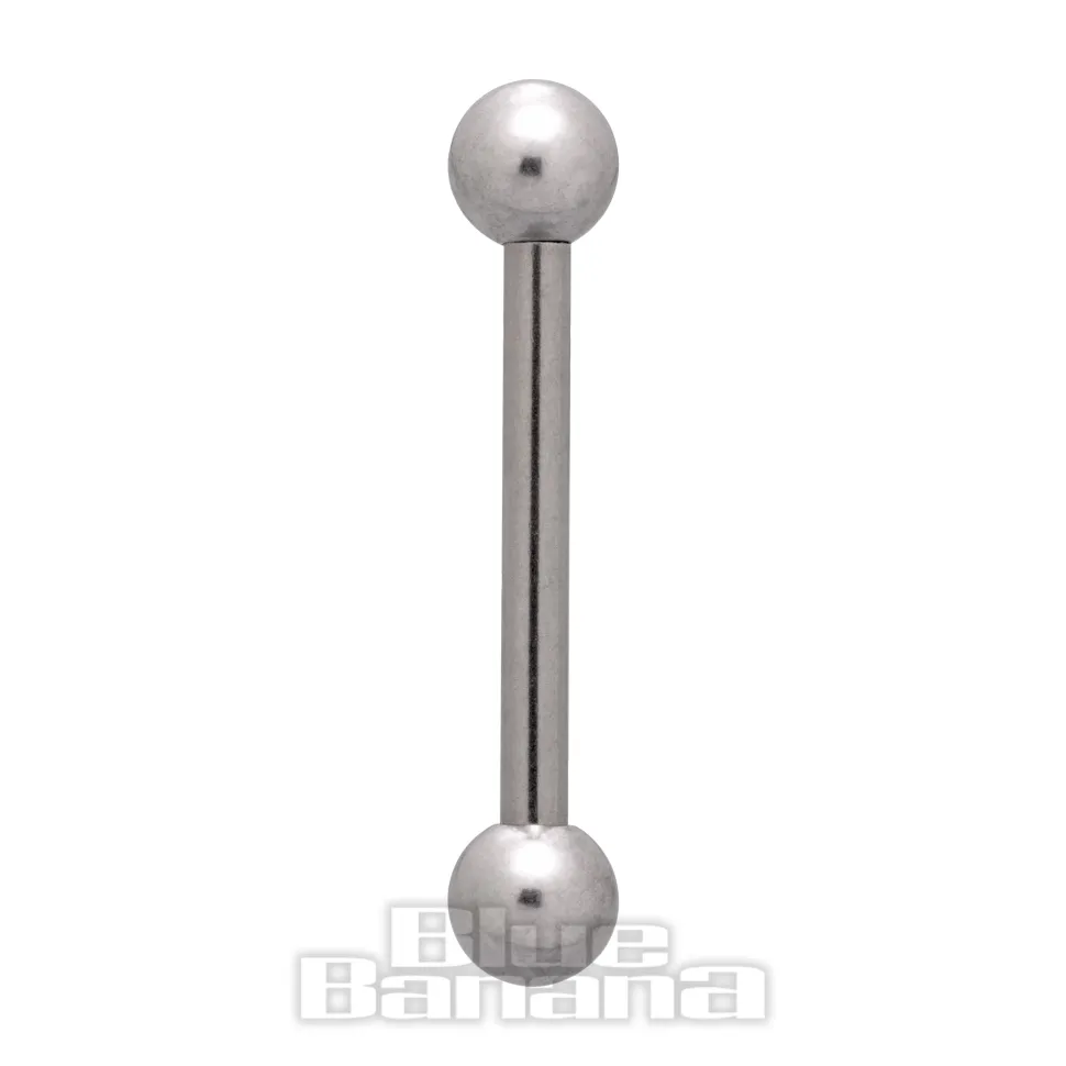 Blue Banana Surgical Steel Barbell (Silver)
