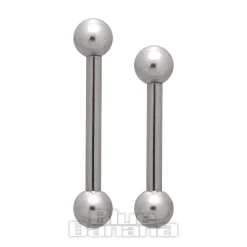 Blue Banana Surgical Steel Barbell (Silver)
