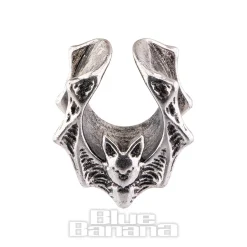 Blue Banana Surgical Steel Bat Saddle Hanger (Silver)