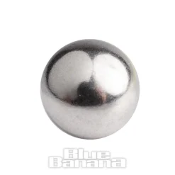 Blue Banana Surgical Steel Dermal Top Dome (Silver)
