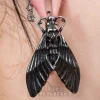 Blue Banana Surgical Steel Death Moth Ear Weight (Silver)