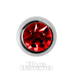 Blue Banana Surgical Steel Jewelled Ball (Siam)