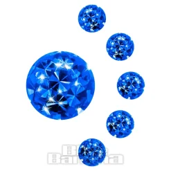 Blue Banana Surgical Steel 4mm Glitter Ball Add On (Capri)