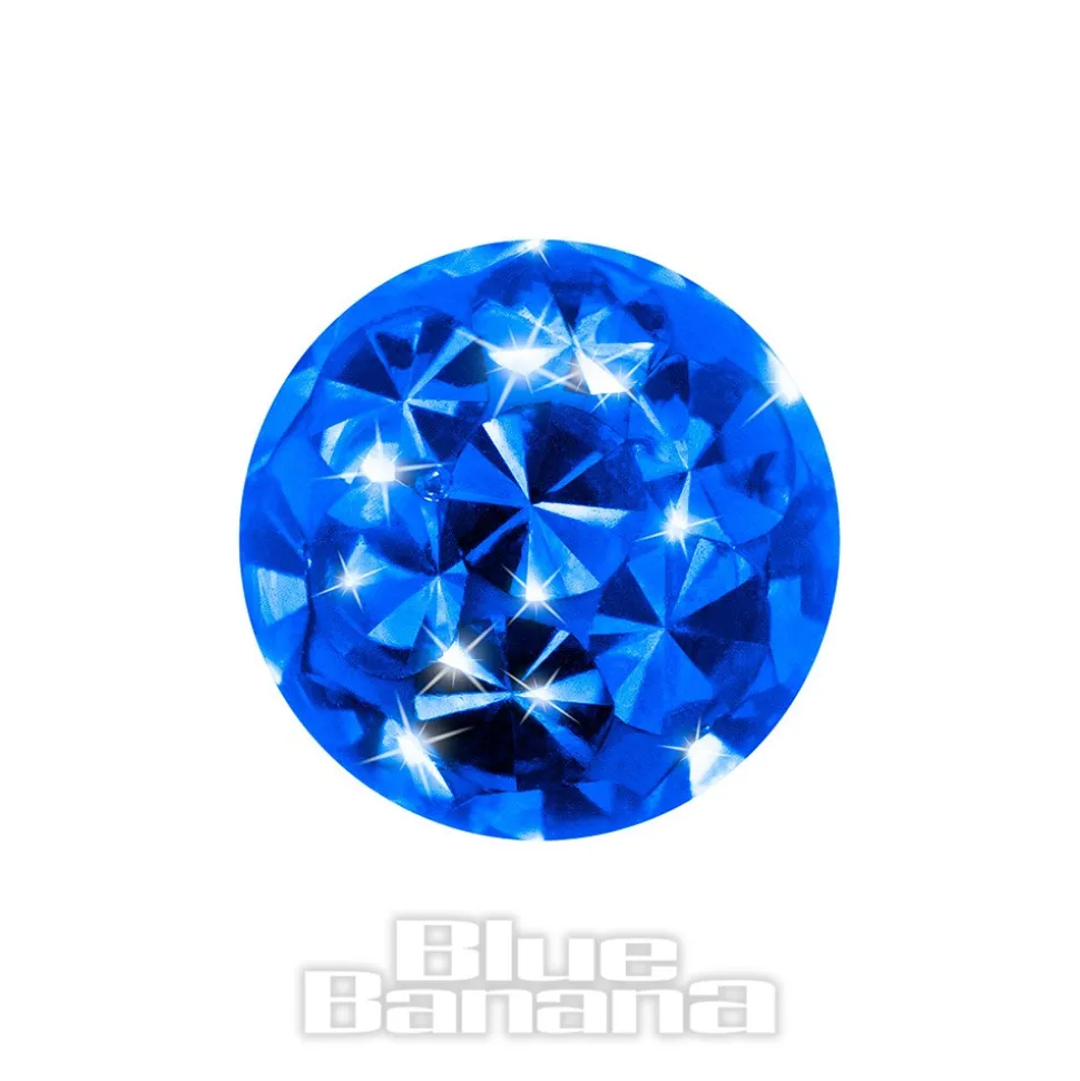 Blue Banana Surgical Steel 4mm Glitter Ball Add On (Capri)