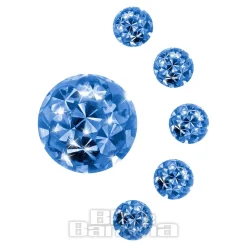 Blue Banana Surgical Steel 4mm Glitter Ball Add On (Zircon)