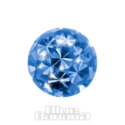 Blue Banana Surgical Steel 4mm Glitter Ball Add On (Zircon)