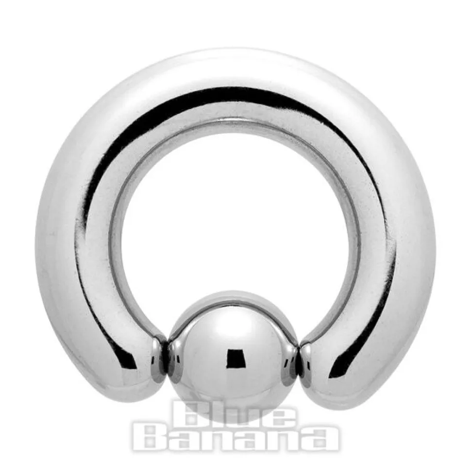 Blue Banana Surgical Steel 4mm x 10mm BCR (Silver)
