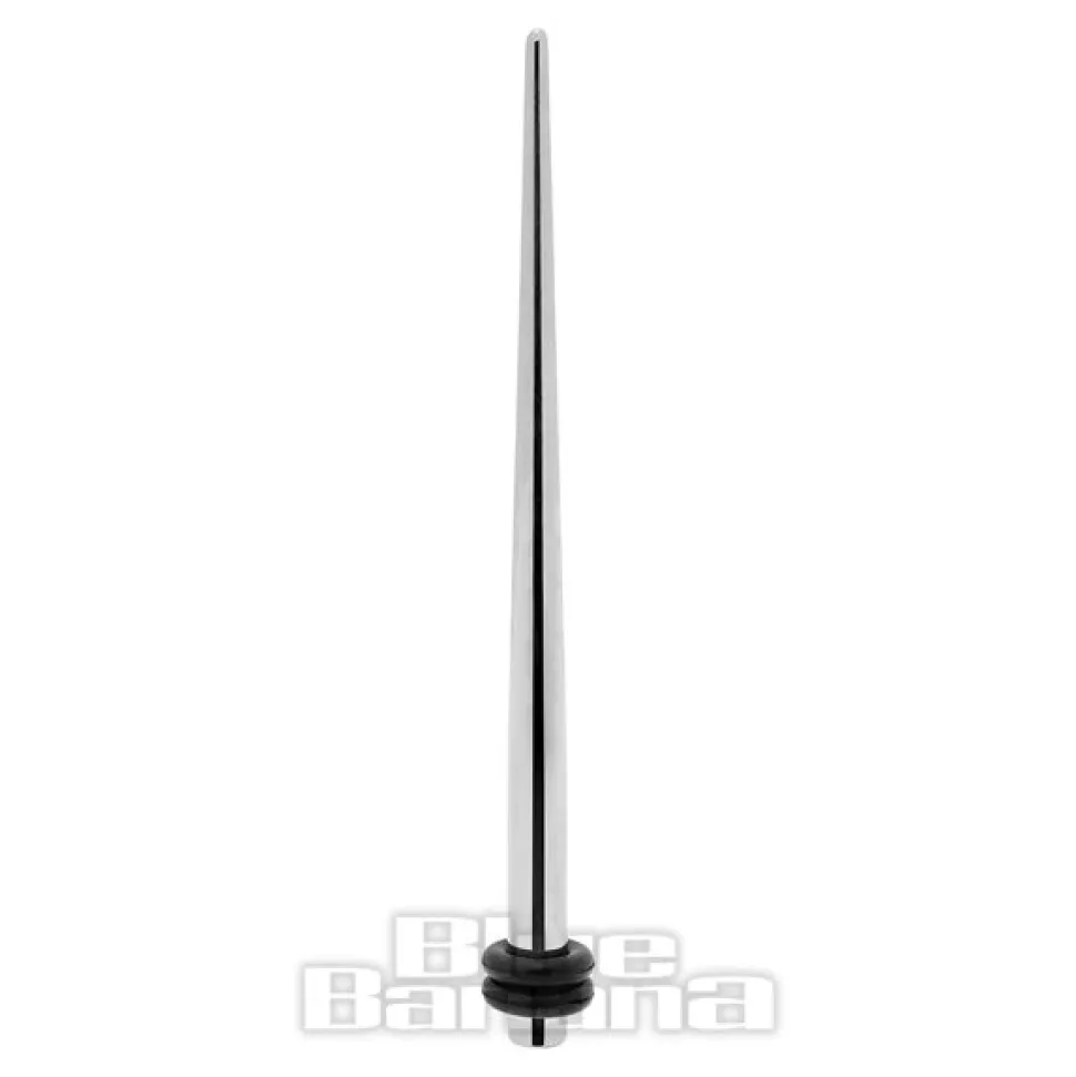 Blue Banana Surgical Steel 3mm Taper with O Rings (Silver)