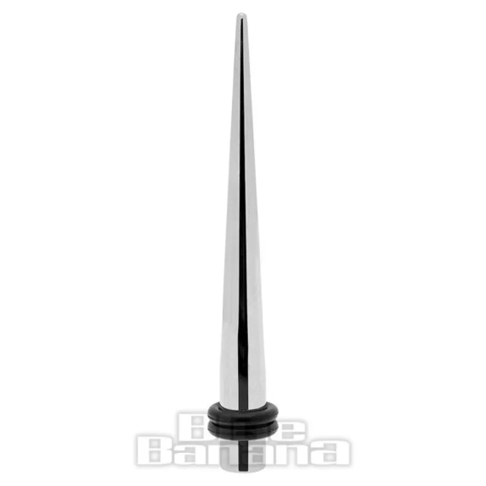 Blue Banana Surgical Steel 5mm Taper with O Rings (Silver)