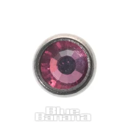 Blue Banana Surgical Steel 5mm Dermal Top (Rose)