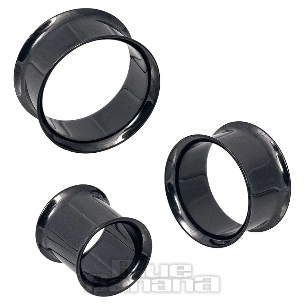 Blue Banana Surgical Steel 2 - 38mm Tunnel (Black)