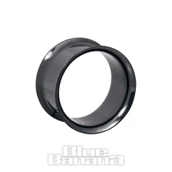 Blue Banana Surgical Steel 2 - 38mm Tunnel (Black)