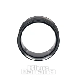 Blue Banana Surgical Steel 2 - 38mm Tunnel (Black)