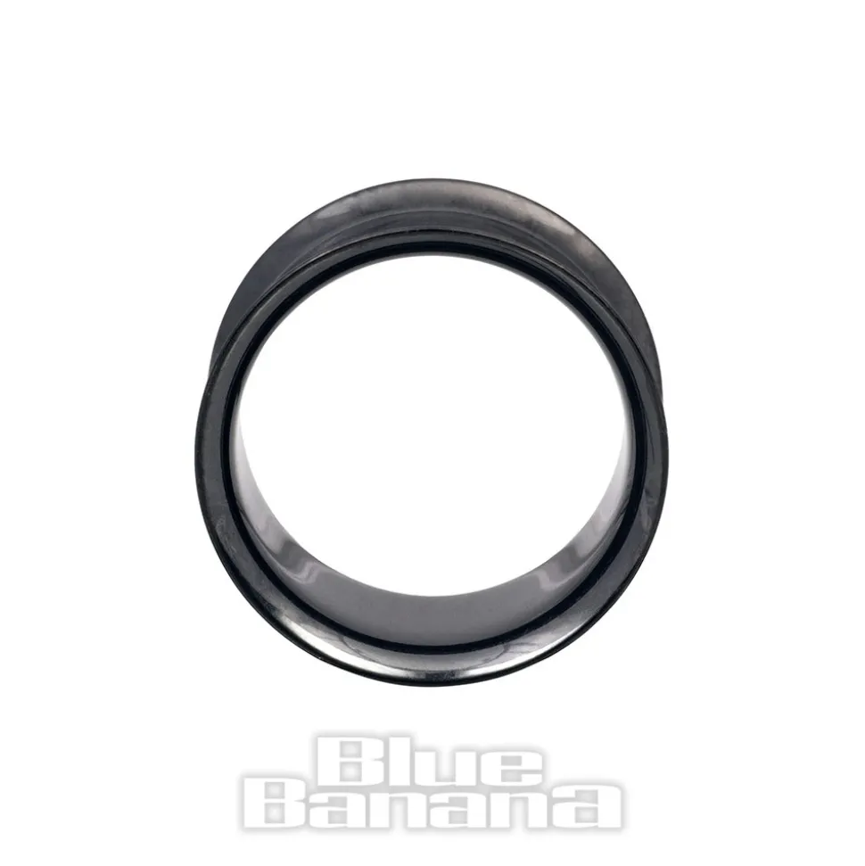 Blue Banana Surgical Steel 2 - 38mm Tunnel (Black)