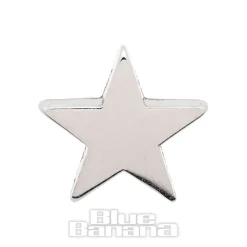Blue Banana Surgical Steel Star Top (Silver)