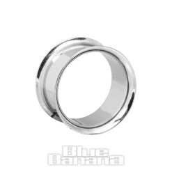 Blue Banana Surgical Steel Tunnel 2mm-28mm (Silver)