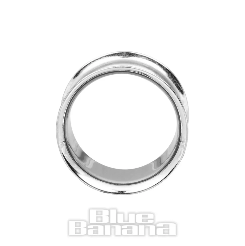Blue Banana Surgical Steel Tunnel 2mm-28mm (Silver)