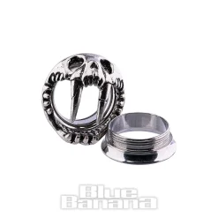 Blue Banana Surgical Steel Viper Saddle Hanger (Silver)