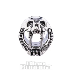 Blue Banana Surgical Steel Viper Saddle Hanger (Silver)