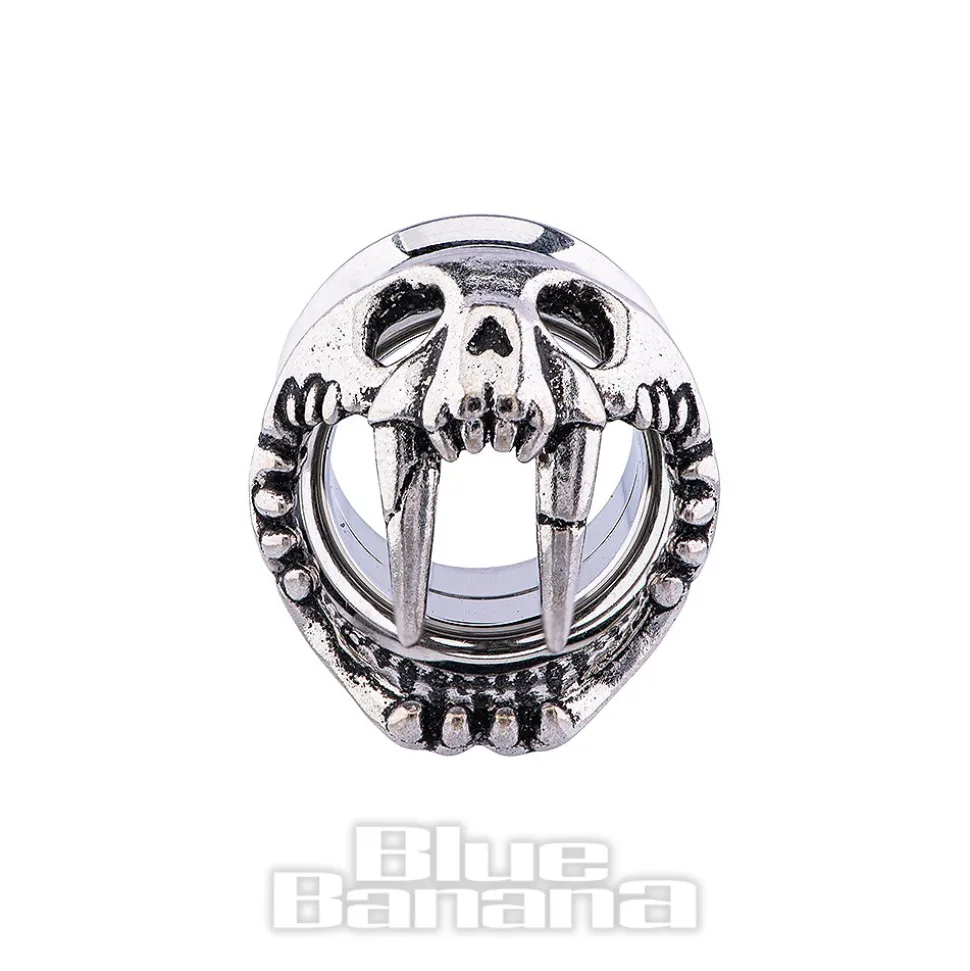 Blue Banana Surgical Steel Viper Saddle Hanger (Silver)