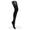 Blue Banana Suspender Look Tights (Black)