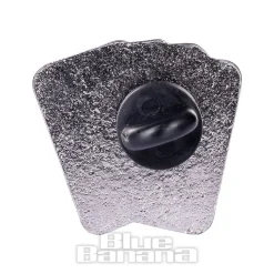 Blue Banana Tarot Cards Pin Badge (Black)