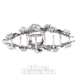 Blue Banana Thorn & Roses Hair Clip (Multicolour)