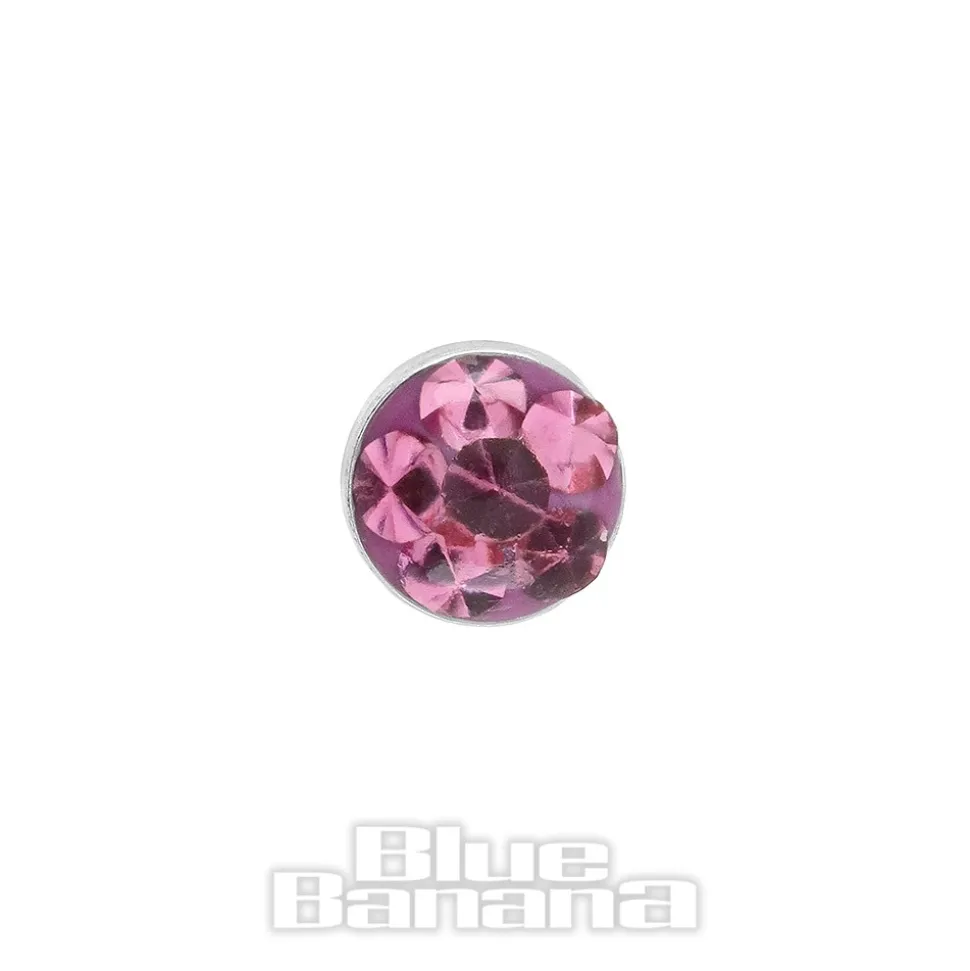 Blue Banana Titanium 3mm Microdermal Top (Rose)