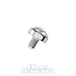 Blue Banana Titanium 3mm Microdermal Top (Crystal)