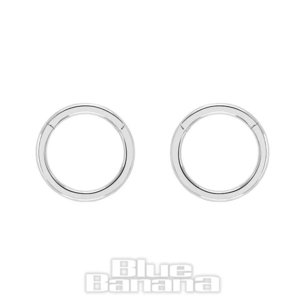 Blue Banana Titanium 1.2 x 8mm Hinged Segment Ring (2 Pack)