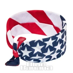 Blue Banana USA Flag Bandana (Red/White/Blue)