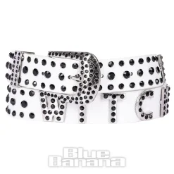 Blue Banana Witch Belt (Black/White)