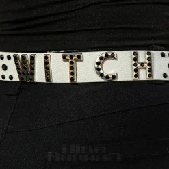 Blue Banana Witch Belt (Black/White)