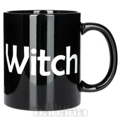 Blue Banana Witch Mug (Black)