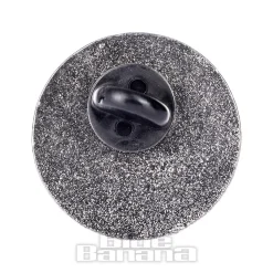 Blue Banana Witch Pin Badge (Black)