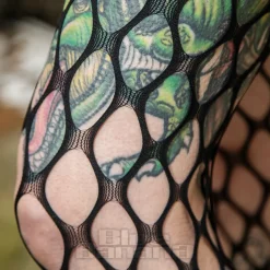 Blue Banana Xxl Fishnet Tights (Black)