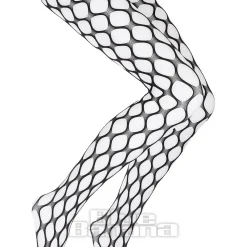Blue Banana Xxl Fishnet Tights (Black)