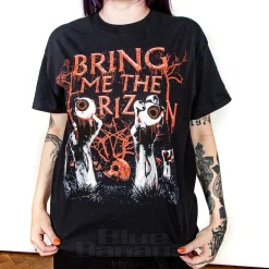 Bring Me The Horizon Official Graveyard Eyes T Shirt (Black)