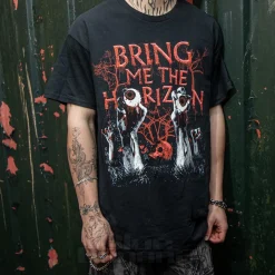 Bring Me The Horizon Official Graveyard Eyes T Shirt (Black)