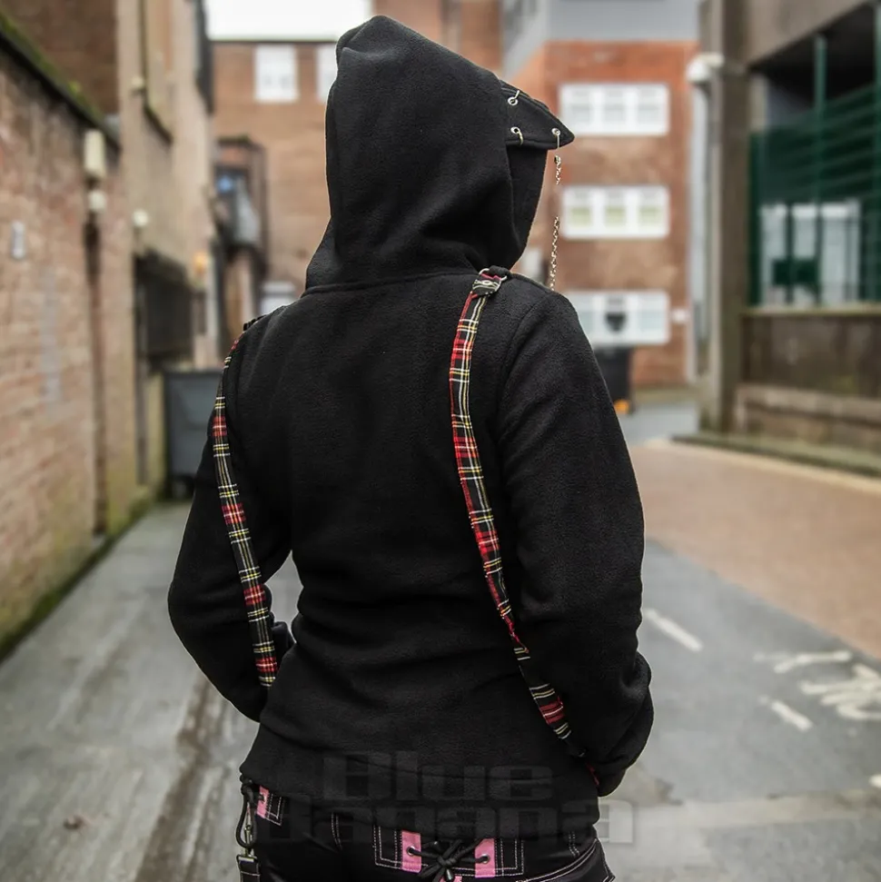 Bye Bye Kitty Trinity Zip Hoodie (Black)