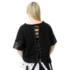 Chemical Black Ceil Crop Top (Black)